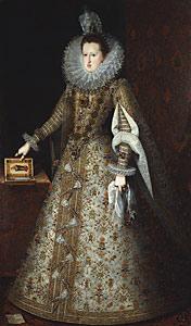 Juan Pantoja de la Cruz Portrait of Margarita de Austria Sweden oil painting art